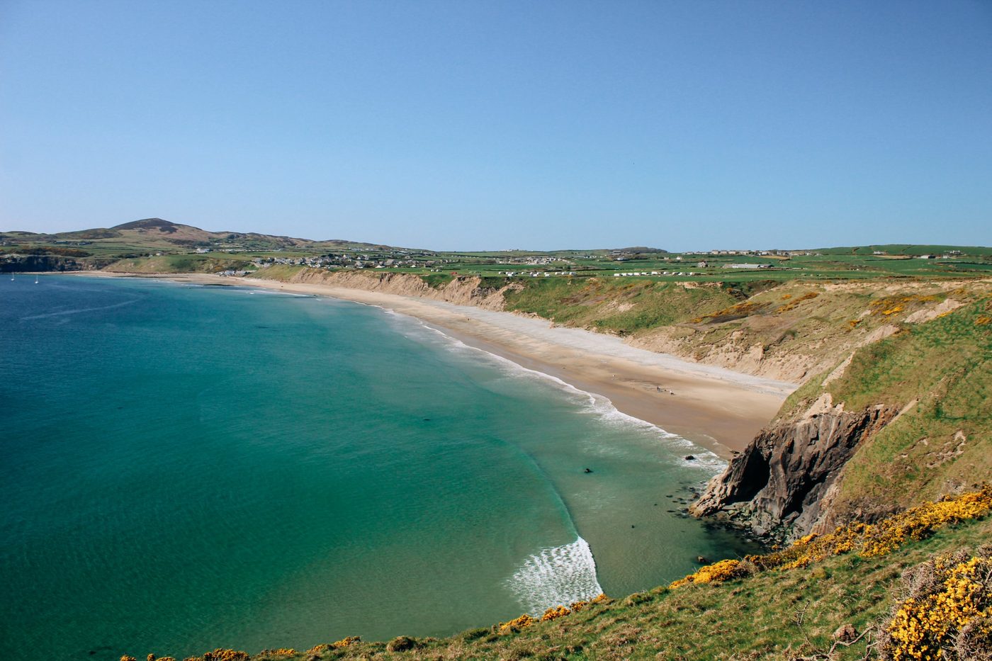 Aberdaron Beach and bay
