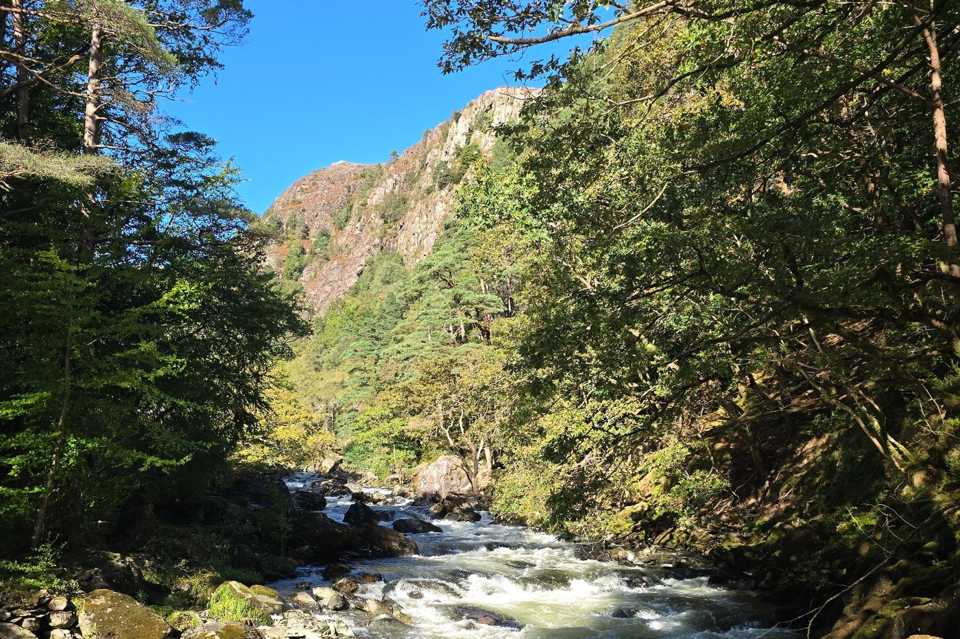 Mountain scenery near Beddgelert