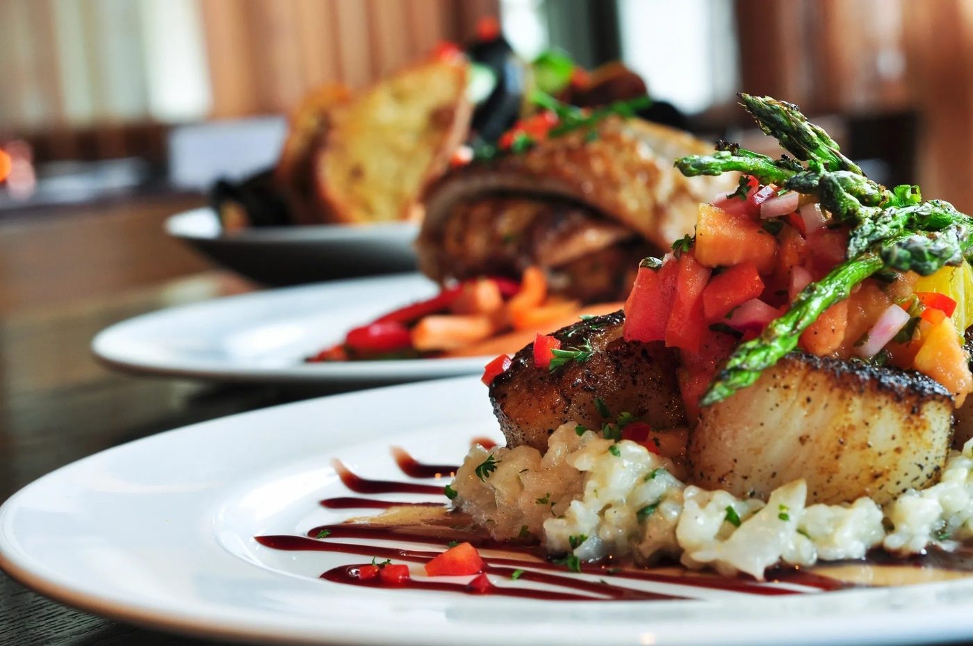 Plated food at Freckled Angel, Menai Bridge