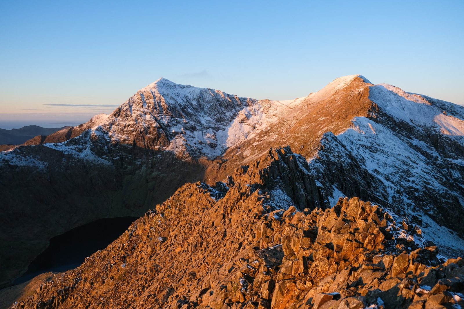Snowdon / Yr Wyddfa mountain scenery